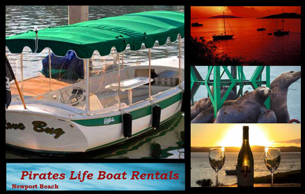 $69 for a 2-hour, 8-person electric boat to tour the beautiful scenery of Newport Beach with Pirates Life Boat Rentals ($150 value)