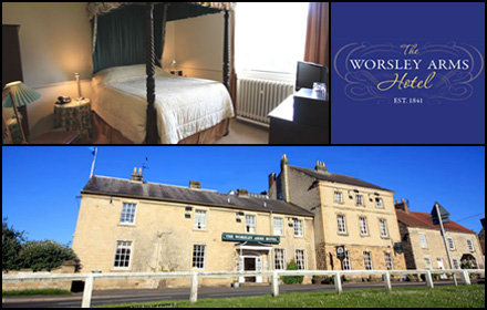 £99 for two to spend two nights at The Worsley Arms Hotel in York, worth up to £305 - includes breakfast and a bottle of wine on arrival!