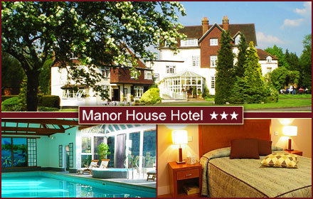 £89 for two people to enjoy two nights at Manor House Hotel & Spa in Surrey, just 30 minutes from London, worth up to £223 - includes breakfast, use of the spa, a box of chocolates and more!