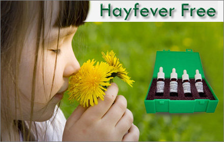 £25 for a homeopathic hayfever kit worth £70 from Hayfever Free, as seen in the Daily Mail and the timesonline.co.uk - save 64% on an antihistamine-free solution to your summer allergies!