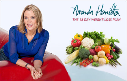 £12.50 for Amanda Hamilton’s online 28 Day Real Results Weight Loss Programme worth £39.95 - as seen on GMTV and LK Today